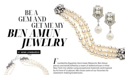 Ben Amun Jewelry featured in World Bride Magazine Winter Issue