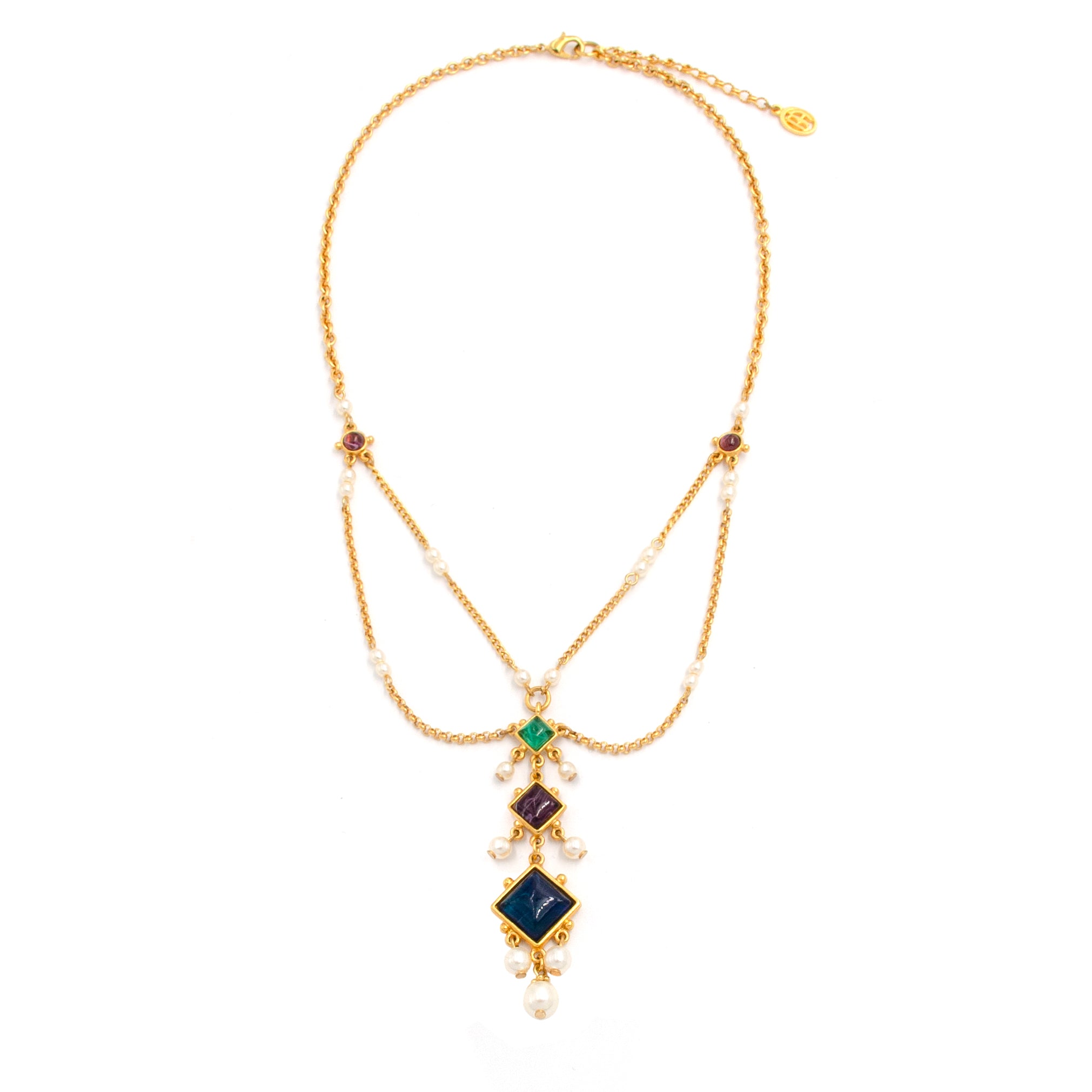 Parthenia Gold Stone Necklace Ben Amun Jewelry