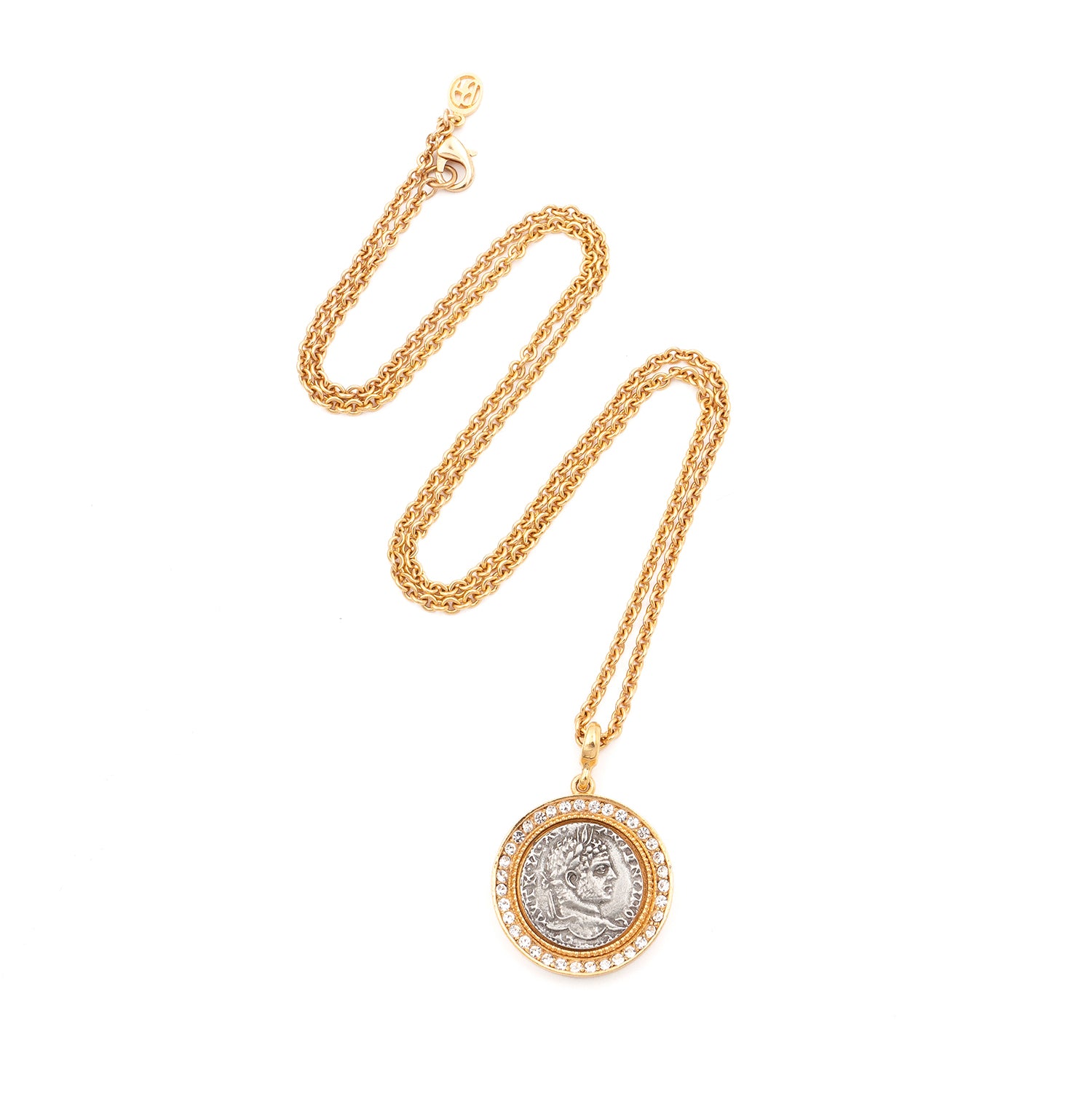 Pietro Gold Roman Coin Necklace Ben Amun Jewelry