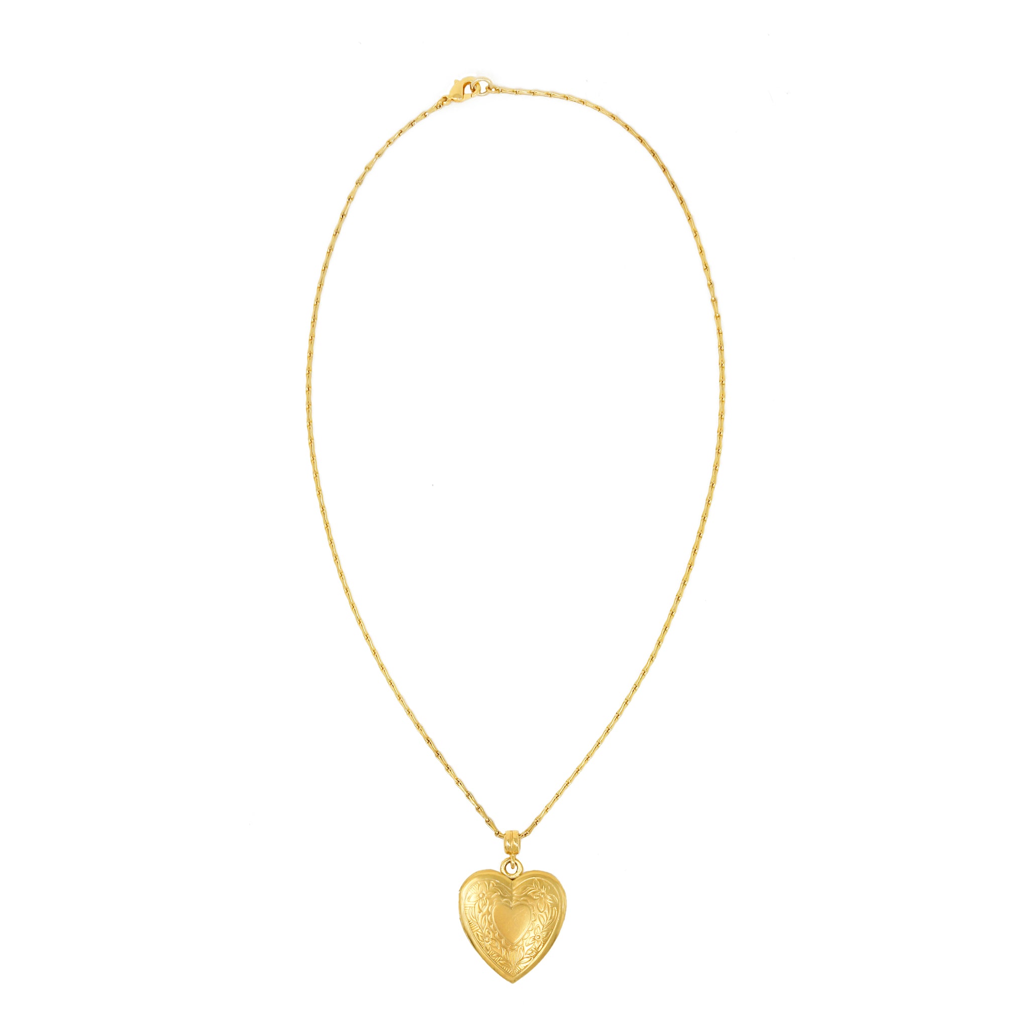 Chic 24K Gold Filled Resin Pink Tulip Heart Pendant Pearl Chain Neckla –  ArtGalleryZen