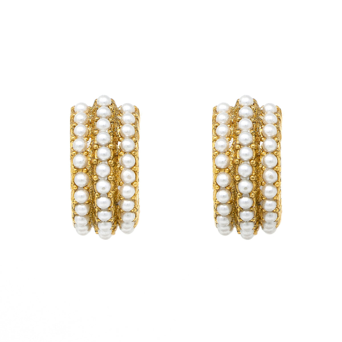 Madame Veto Pearl Earrings Gold Ben Amun Jewelry