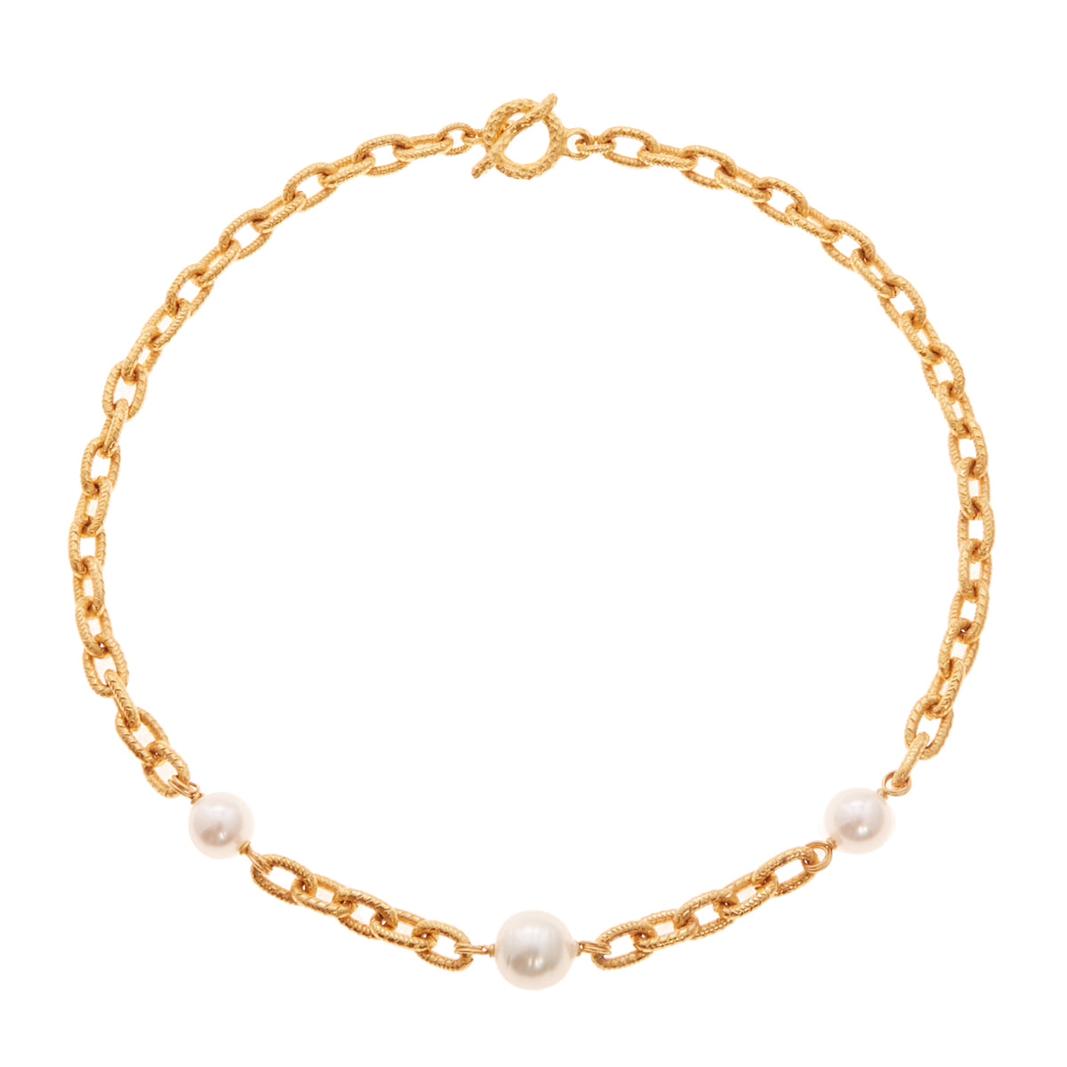 Sikinos Gold Chain Necklace with Pearls | Ben-Amun