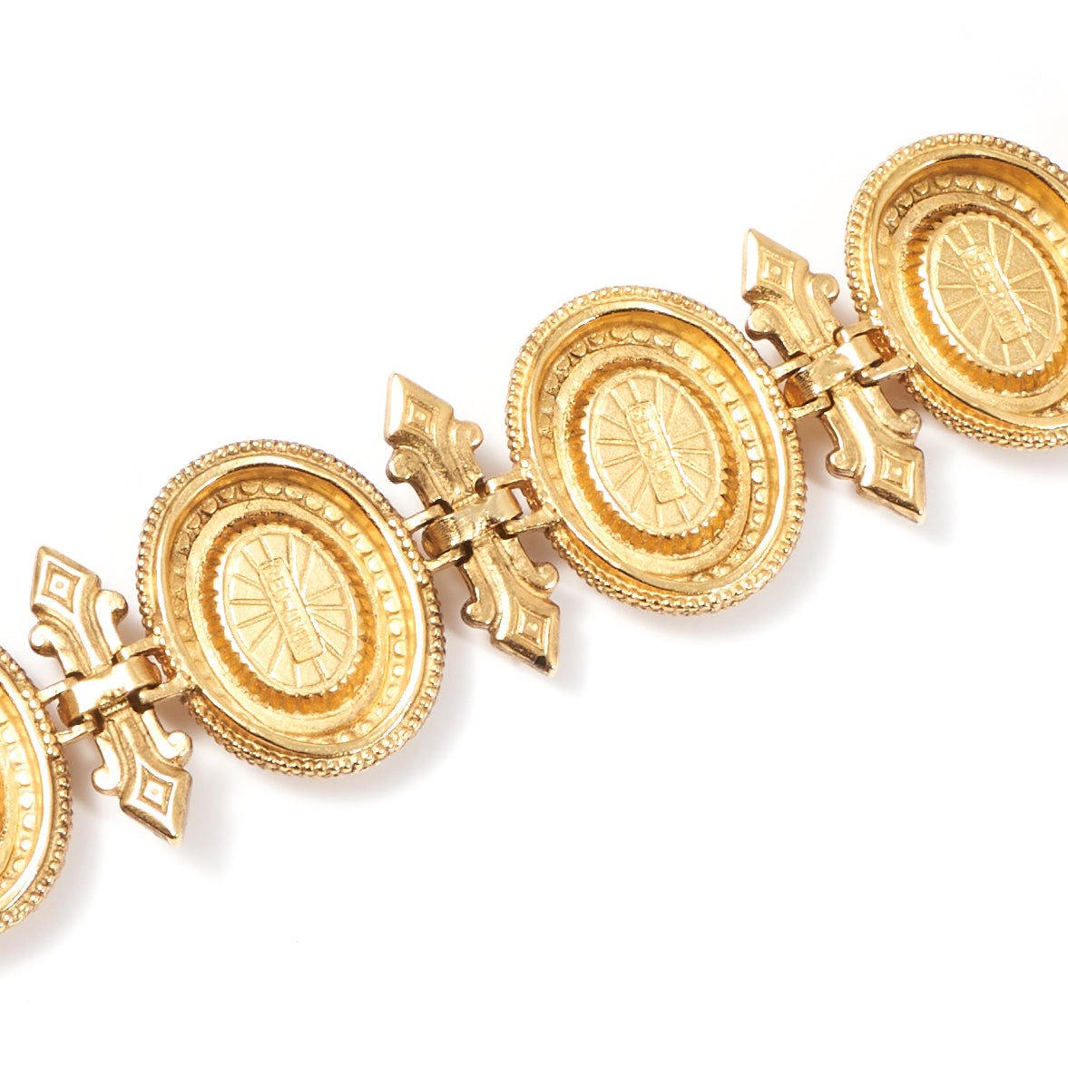 Isabetta Gold Bracelet w/ Flower Mosaics | Ben-Amun Jewelry