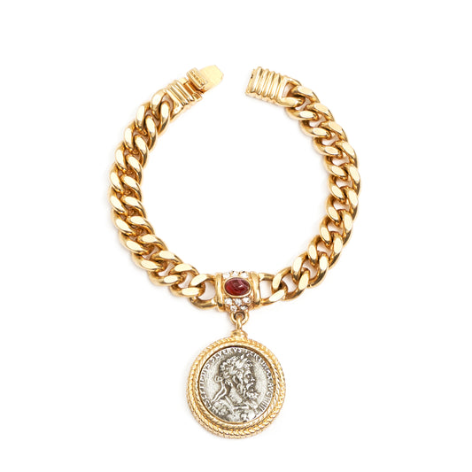 Ben-Amun Jewelry Gauguin Heart Locket Bracelet