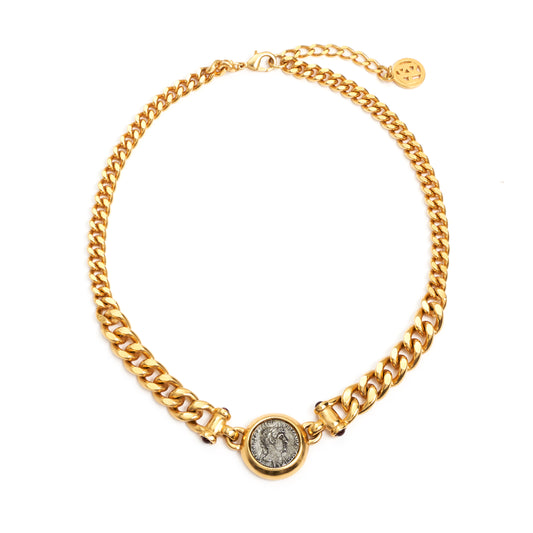 Ben-Amun selling 24 Karat Gold Chain and Locket Necklace From Neiman Marcus Never Worn