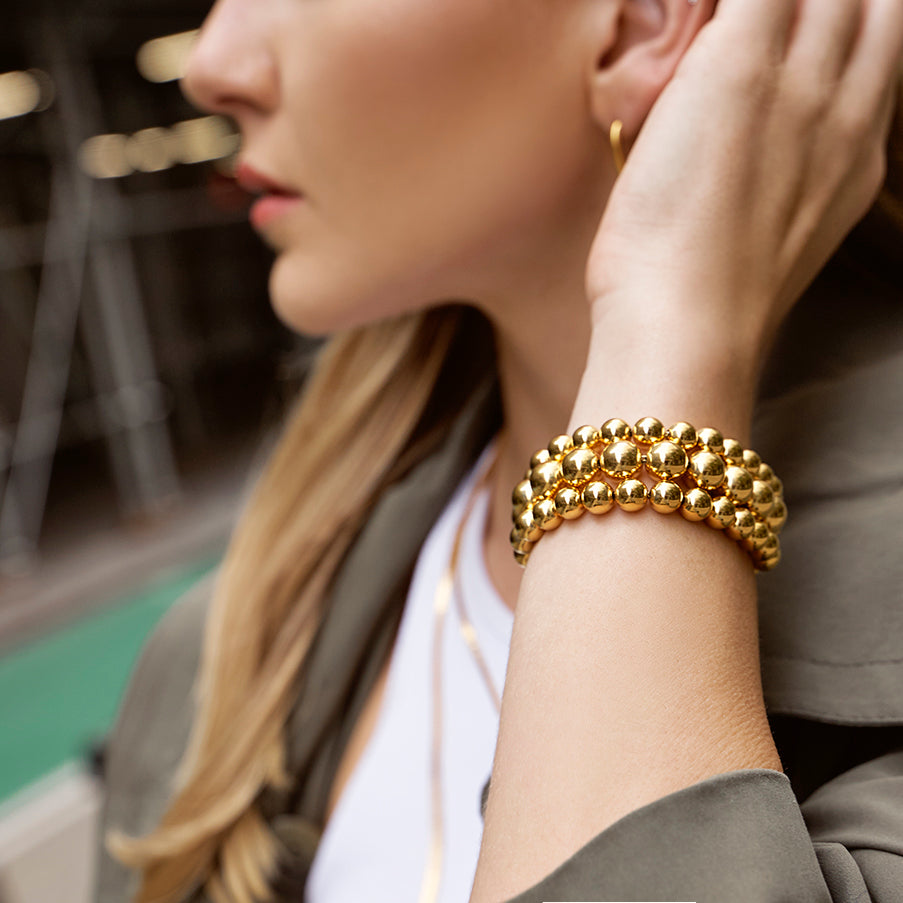 Waldorf Gold Ball Bracelet for Everyday Ben Amun Jewelry