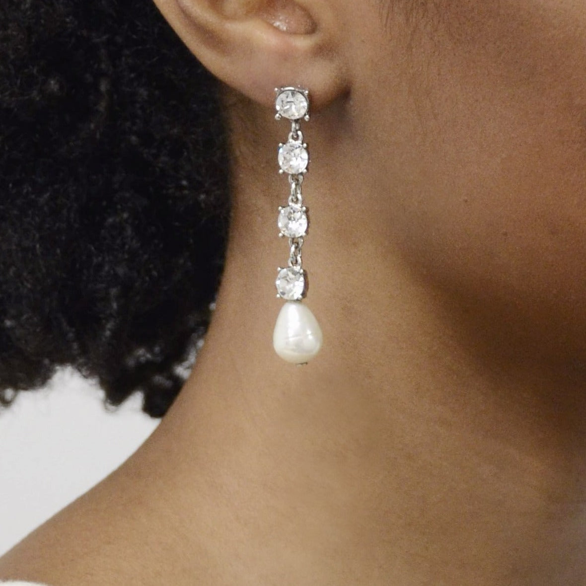 Haydn Pearl & Crystal Earrings | Ben-Amun Jewelry